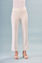 Front of the Modern 28" Bootcut Pants from Insight in the color white
