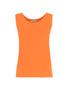 Front of the Basic Scoop Tank from Dolcezza in the color orange