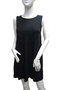 Front of the Tunic Dress with Pockets from Inoah in the color black