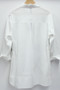Back of the Circle of Sequins Shirt Dress from Berek in the color white