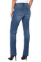 Model showing the back of the Liverpool Sadie Classic Straight Leg Jeans in Whitney blue