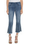 Front of the Gia Cropped Flare Jeans from Liverpool Jeans in the color Cherry Creek