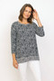 Front of the Polka-Dot Tunic from Habitat in the ash dot print