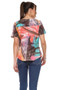 Back of the Joanne Button T-Shirt from Parsley & Sage in the multicolor print
