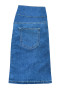 Back of the Bling Denim Skirt from Ethyl in the color blue