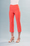 Front of the Solid Techno 24'' Inseam Capris from Insight in the color persimmon