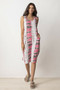 Front of the Crinkle Pocket Tank Dress from Liv by Habitat style 296556 in the color fuchsia pink