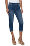 Side of the Chloe Cropped Skinny Jeans from Liverpool in the color Fowler blue