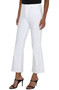 Side of the Hannah Hi-Rise Crop Flare Jeans from Liverpool Jeans style LM7939QPW in the color white