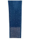 Close up of the Bling 28" Ankle Pull-On Jeans from Ethyl style P305MED in the color blue