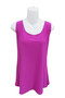 Front of the Scoop Neck Camisole from Fashion Cage style A605 in the color plum