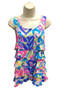 Front of the Heart Print Cha-Cha Tank from LuLu B style SPX5255P