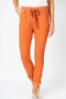 Front of the Ribbon Side Jogger from Look Mode style 2120HW in the color orange