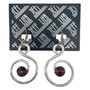 Front of the Purple Stones Twist Earrings SKU 26331 from Jeff Lieb