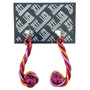 Purple and Orange Twist Wire Earrings SKU 26360 from Jeff Lieb