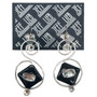 Black Square Pendant Earrings SKU 26377 from Jeff Lieb