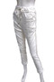 Ribbed Side Joggers from Cento Uno style IU-61151 in the color white