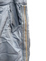 Close up of the Blue Ribbed Side Jogger from Cento Uno style IU-50160 in the color denim