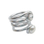 Silver Spiral Pearl Ring SKU 26397 from Jeff Lieb
