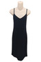 Front of the Strappy Slip Dress from Frank Lyman style 242005 in the color black
