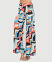 Side of the Multicolor Pocket Palazzo Pants from Last Tango style P330-237