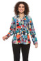 Front of the Orly Button-Up Shirt from Parsley & Sage style 24W264G in the multicolor print