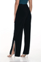 Back of the Rhinestone Side Split Pants style 249016 from Frank Lyman in the color black