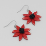 Red Amaya Flower Earrings SKU 27253 from Sylca Designs