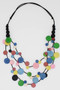 Colorful Multi Strand Millie Necklace SKU 27235 from Sylca Designs