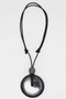 Black Artista Statement Pendant SKU 27525 from Sylca Designs