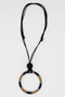 Black and Gold Eira Pendant SKU 27282 from Sylca Designs