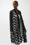 Side of the 3-D Dot and Mesh Cover-Up style 251209 from Joseph Ribkoff in the color black