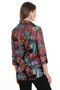 Back of the Multicolor Soutache Jacket style 256278 from Frank Lyman in the colors black and multi