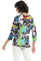 Back of the Vita Scribble Top style 25T44C from Parsley & Sage in the multicolor print