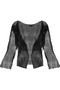 Front of the Auburn Crinkle Jacket style LI-2639 from Kozan in the color glacier