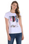 Front of the Fashion Stylist T-Shirt style 256736 from Frank Lyman in the colors white/multi