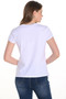 Back of the Fashion Stylist T-Shirt style 256736 from Frank Lyman in the colors white/multi