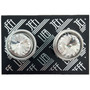 Silver Twist Crystal Stud Earrings SKU 28484 from Jeff Lieb