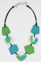 Green Nyla Bib Statement Necklace SKU 24340 from Sylca