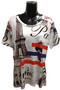 Front of the Paris Bling T-Shirt style Z13110 from AZI in the color white
