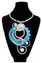 Turquoise Beads Twist Wire Necklace SKU 28618 from Jeff Lieb