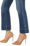 Close up of the Gia Wide Flare Hem 27" Inseam Jeans style LM7A28CH1 from Liverpool in the color Amana