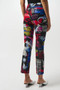 Back of the Millennium Print Straight Leg Pull-On Pants style 253268 from Joseph Ribkoff in the multicolor print