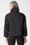 Back of the Twill Cargo Jacket style 12251 from Habitat in the color black