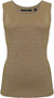 Front of the Shimmer Ribbed Tank Top style BCT8767TKA from Insight in the color rose gold
