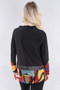 Back of the Split Front Multicolor Top style 1997 from Michael Tyler in the multicolor print