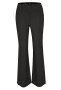 Front of the Go Getter Pull-On Flare Ponte Pants style 50PBLK from Ethyl in the color black