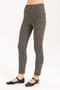 Side of the Houndstooth Print 4-Pocket Pants style 411-12110 from Isle in the Oro print