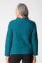 Back of the Waffle Weave Raglan Pocket Top style 19105 from Habitat in the color juniper