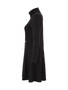 Side of the Half Zip Neckline Dress style 75177 from Dolcezza in the color black